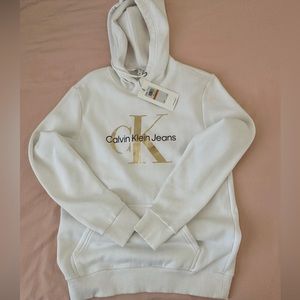 Calvin Klein white hoodie